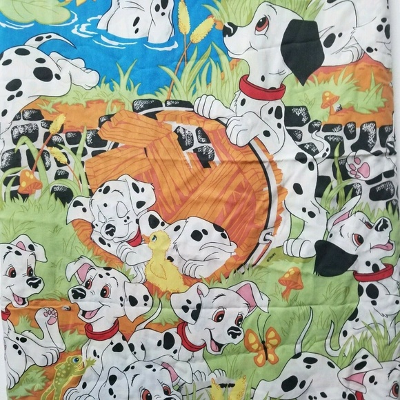 Disney Bedding 101 Dalmatians Puppies Flat Sheet Set Poshmark